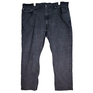 Levis 559 Jeans Mens 40x29 Black Relaxed Straight Stretch Denim Zip Fly Mid Rise